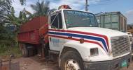 Freightliner FL 70 tipper with Crane for sale