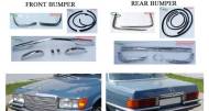 Mercedes W116 EURO style Bumpers (1972-1981)