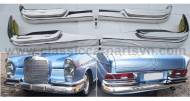 Mercedes W111 W112 Fintail Saloon bumpers (1959-1968).